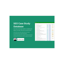 Adam Gent - SEO Case Study Database