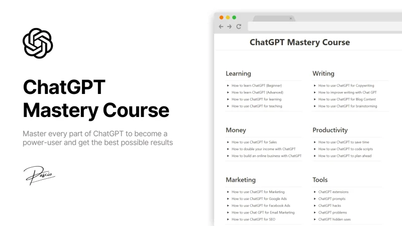 ChatGPT Mastery Course