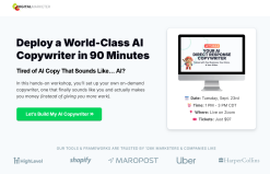 Digital Marketer – Deploy a World Class AI Copywriter in 90 Minutes